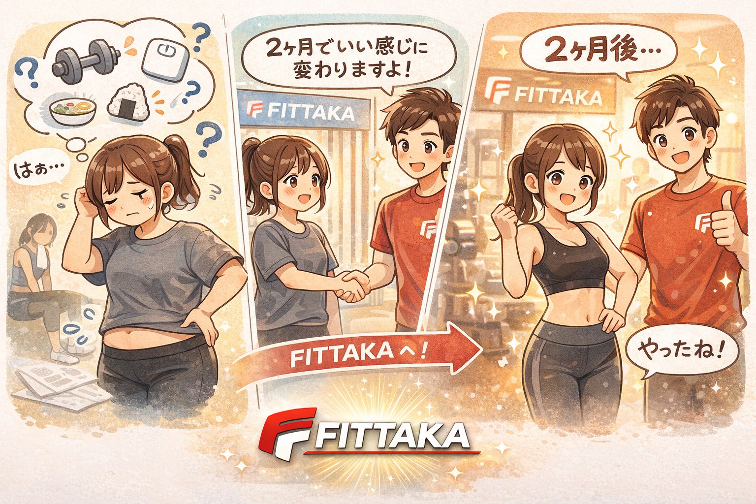 たった2ヶ月で身体はどれくらい変わる？変化を実感するためのポイントの画像