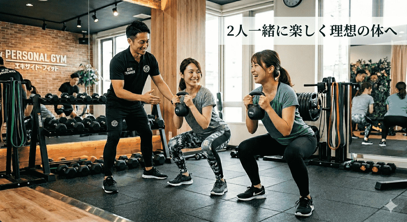 「ペアレッスン」で大切な人と理想の体を目指しませんか？の画像